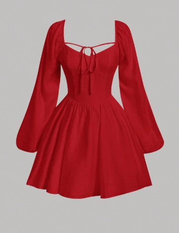 Rochie scurta SHEIN, rosu