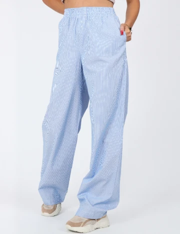 Pantaloni Cotton On, albastru Albastru