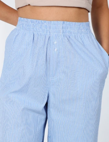 Pantaloni Cotton On, albastru Albastru