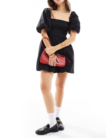 
						Rochie scurta Miss Selfridge, negru