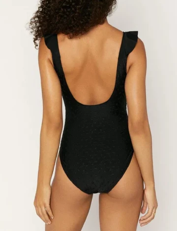 Costum de baie Oasis, negru Negru