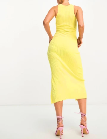 Rochie medie the frolic Maternity, galben