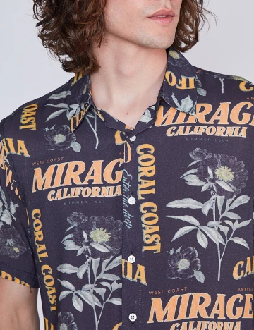 Camasa Oversize Bershka, gri Gri