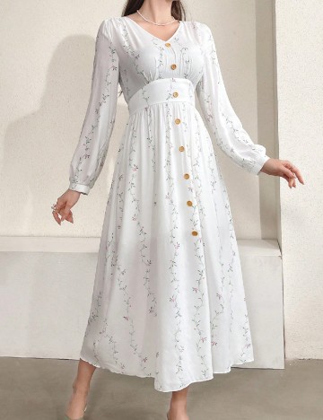 
						Rochie lunga SHEIN, alb