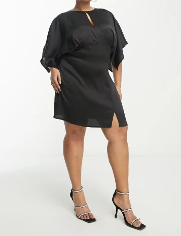 Rochie scurta ASOS Curve, negru
