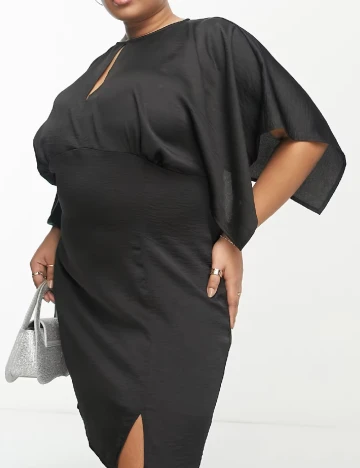 Rochie scurta ASOS Curve, negru