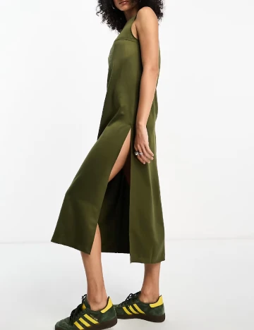 Rochie medie COLLUSION, kaki
