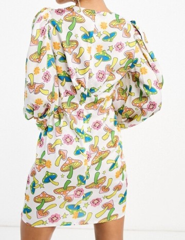 Rochie scurta Never Fully Dressed, alb