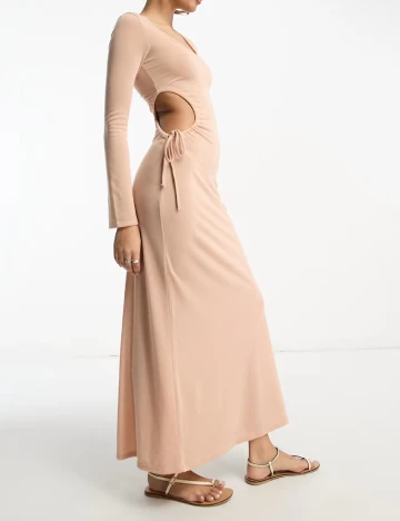 Rochie lunga ASOS, piersica Portocaliu