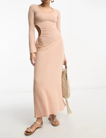 Rochie lunga ASOS, piersica Portocaliu