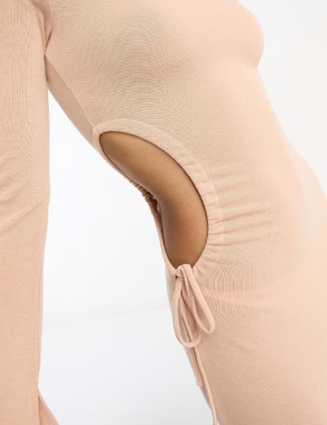 Rochie lunga ASOS, piersica