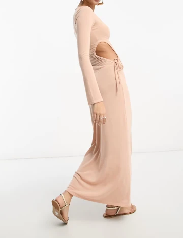 Rochie lunga ASOS, piersica Portocaliu