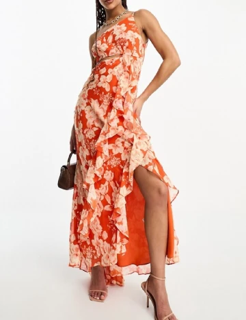 Rochie lunga Forever New, portocaliu Portocaliu