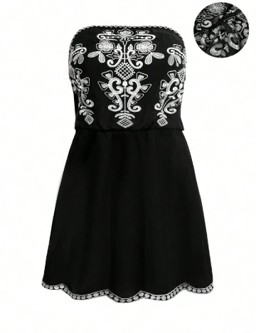 Rochie scurta SHEIN CURVE, negru Negru