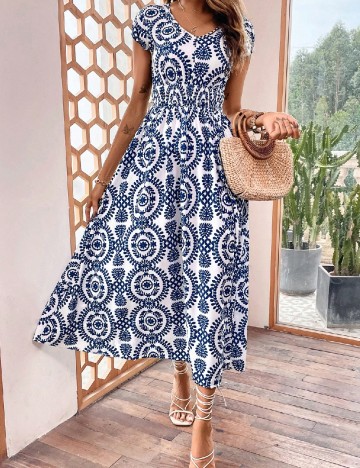
						Rochie lunga SHEIN, albastru