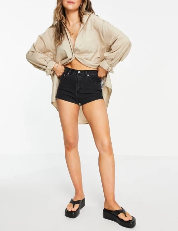 Pantaloni scurti ASOS, negru Negru