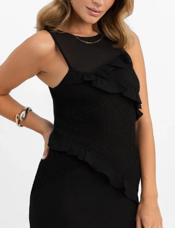 Rochie medie ASOS, negru Negru