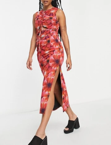 Rochie medie Top Shop, rosu