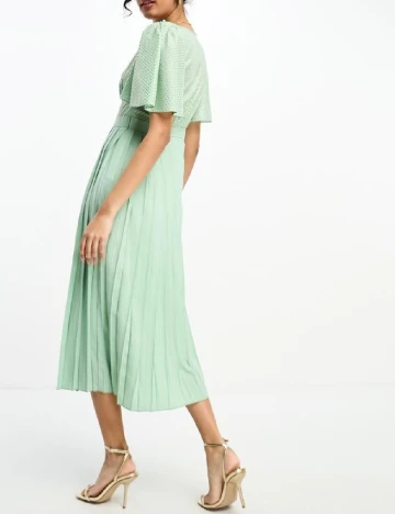 Rochie medie Little Mistress, verde
