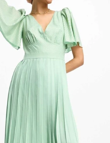 Rochie medie Little Mistress, verde