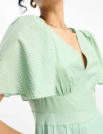 Rochie medie Little Mistress, verde