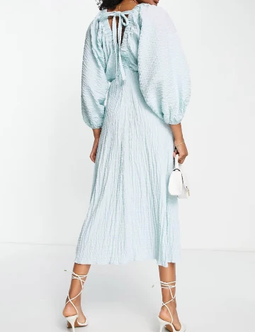 Rochie medie ASOS, bleu Albastru