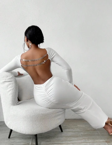 Rochie lunga SHEIN, alb