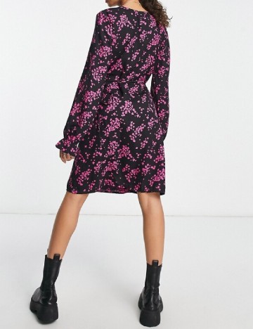 Rochie scurta Pieces, negru