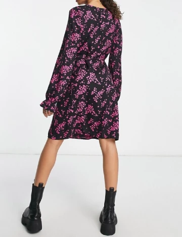 Rochie scurta Pieces, negru Negru