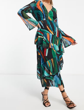 Rochie medie Never Fully Dressed, mix culori