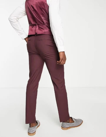 Pantaloni ASOS, visiniu