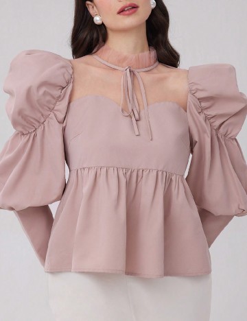 
						Bluza SHEIN, roz pal