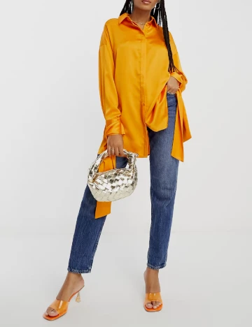 Camasa Oversize ASOS, portocaliu Portocaliu
