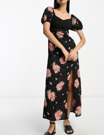 Rochie lunga ASOS, negru