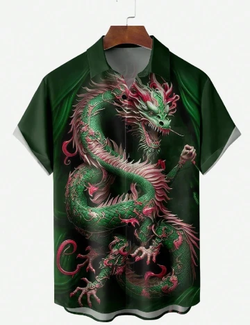 Camasa SHEIN, verde
