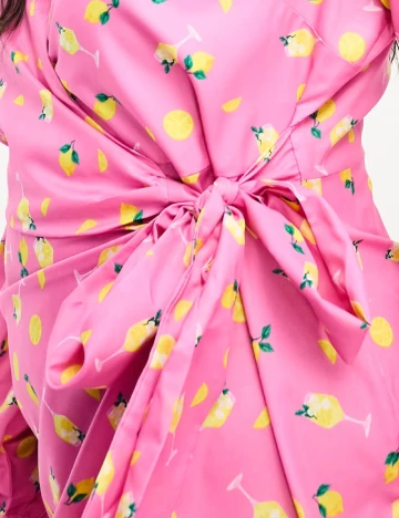 Rochie medie IN THE STYLE, roz Roz