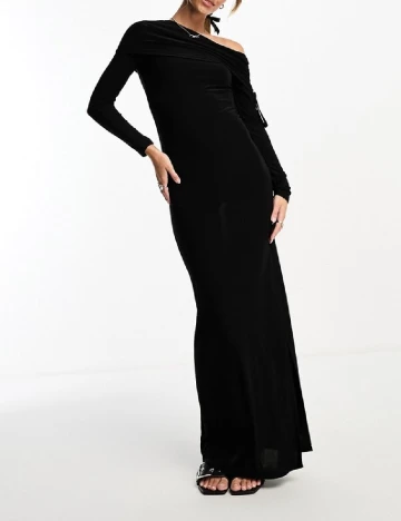 Rochie lunga ASOS, negru Negru