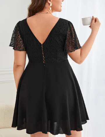 Rochie scurta SHEIN CURVE, negru Negru