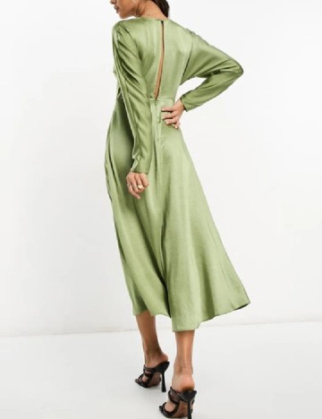 Rochie medie ASOS, verde