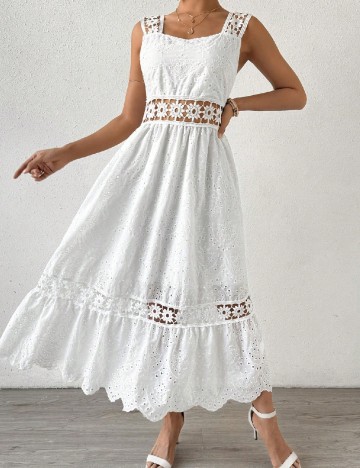 
						Rochie lunga SHEIN, alb