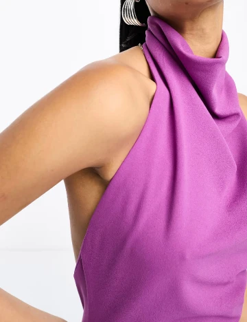 Rochie scurta ASOS, magenta Roz