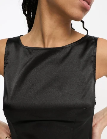 Rochie scurta Urban Threads, negru Negru
