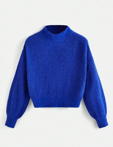Pulover SHEIN CURVE, albastru Albastru