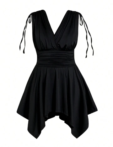 Rochie scurta SHEIN CURVE, negru Negru