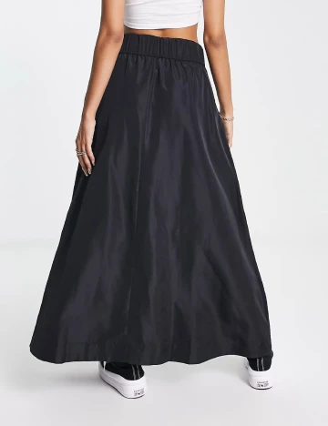 Fusta Monki, negru Negru