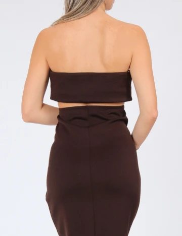 Rochie medie ASOS, maro