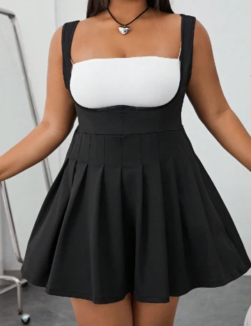 Rochie scurta SHEIN CURVE, negru Negru