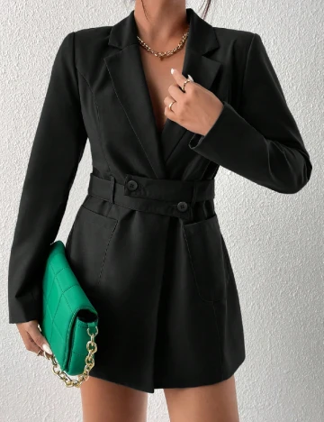 Rochie scurta SHEIN, negru Negru
