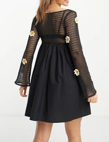 Rochie scurta ASOS, negru Negru