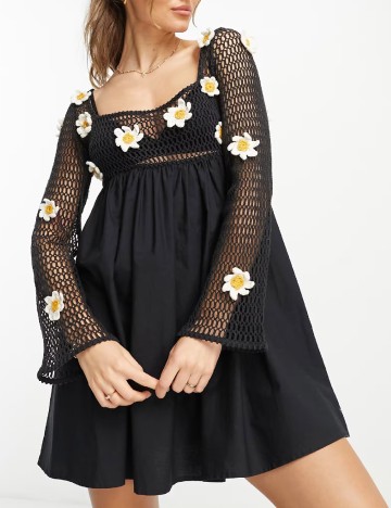 Rochie scurta ASOS, negru